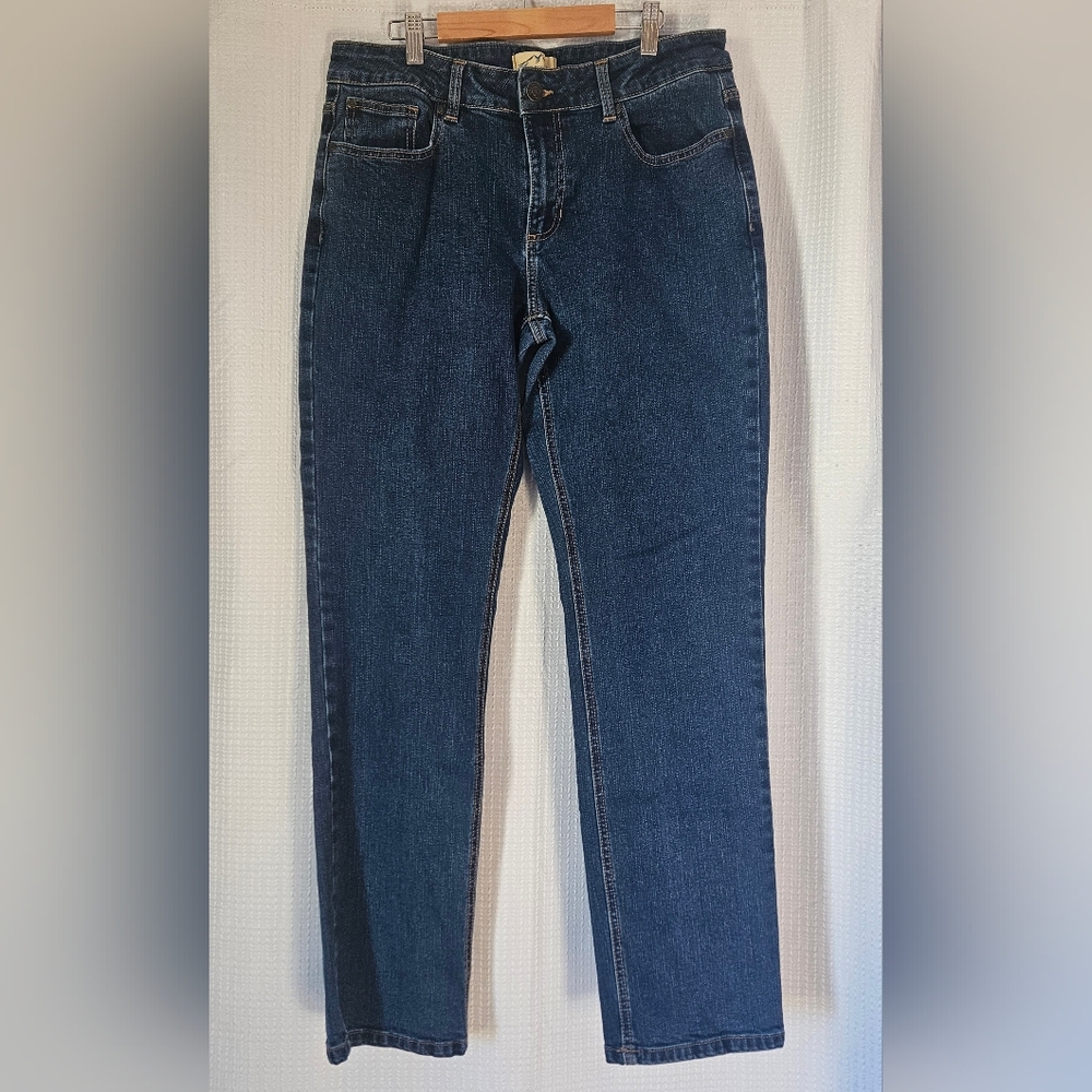 Blue Mountain Women's  Jeans Blue Denim 5 Pocket Madagascar Size 12